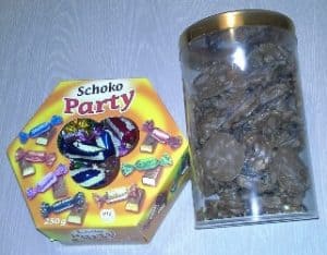 Chocolaatjes bedankje cursus Engels SR training