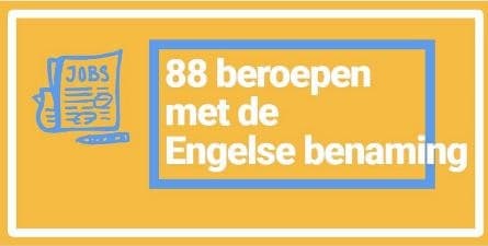 beroepen in het Engels-woordenlijst-SR training